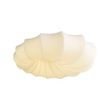 Malibu Modern Minimalist LED Ceiling Lamp White Metal Flush Mount Overhead Lighting