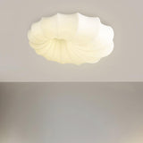 Malibu Modern Minimalist LED Ceiling Lamp White Metal Flush Mount Overhead Lighting