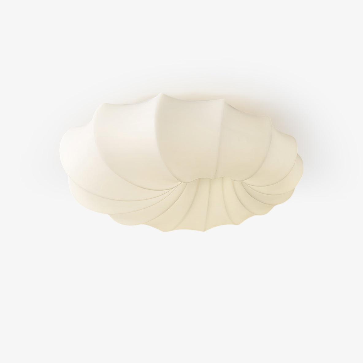 Malibu Modern Minimalist LED Ceiling Lamp White Metal Flush Mount Overhead Lighting