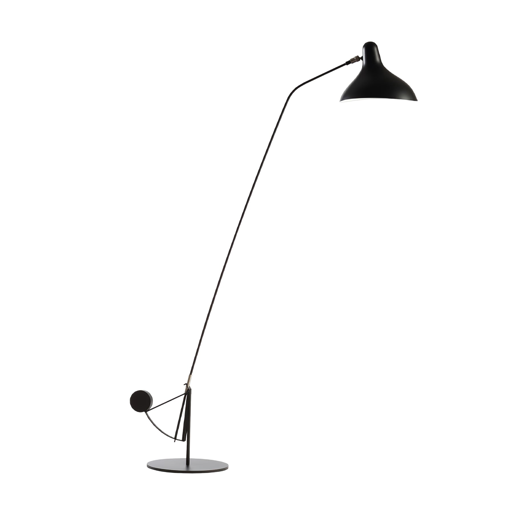 Modern Adjustable Mantis Arm Floor Lamp Rotating Industrial Metal Standing Light for Bedroom