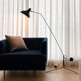 Modern Adjustable Mantis Arm Floor Lamp Rotating Industrial Metal Standing Light for Bedroom