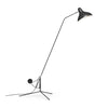 Modern Adjustable Mantis Arm Floor Lamp Rotating Industrial Metal Standing Light for Bedroom
