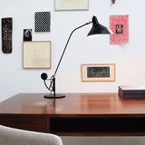 Modern Mantis Arm Table Lamp Minimalist Black Metal Desk Light for Living Room