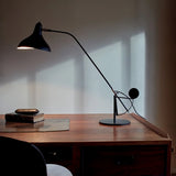 Modern Mantis Arm Table Lamp Minimalist Black Metal Desk Light for Living Room
