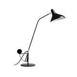 Modern Mantis Arm Table Lamp Minimalist Black Metal Desk Light for Living Room