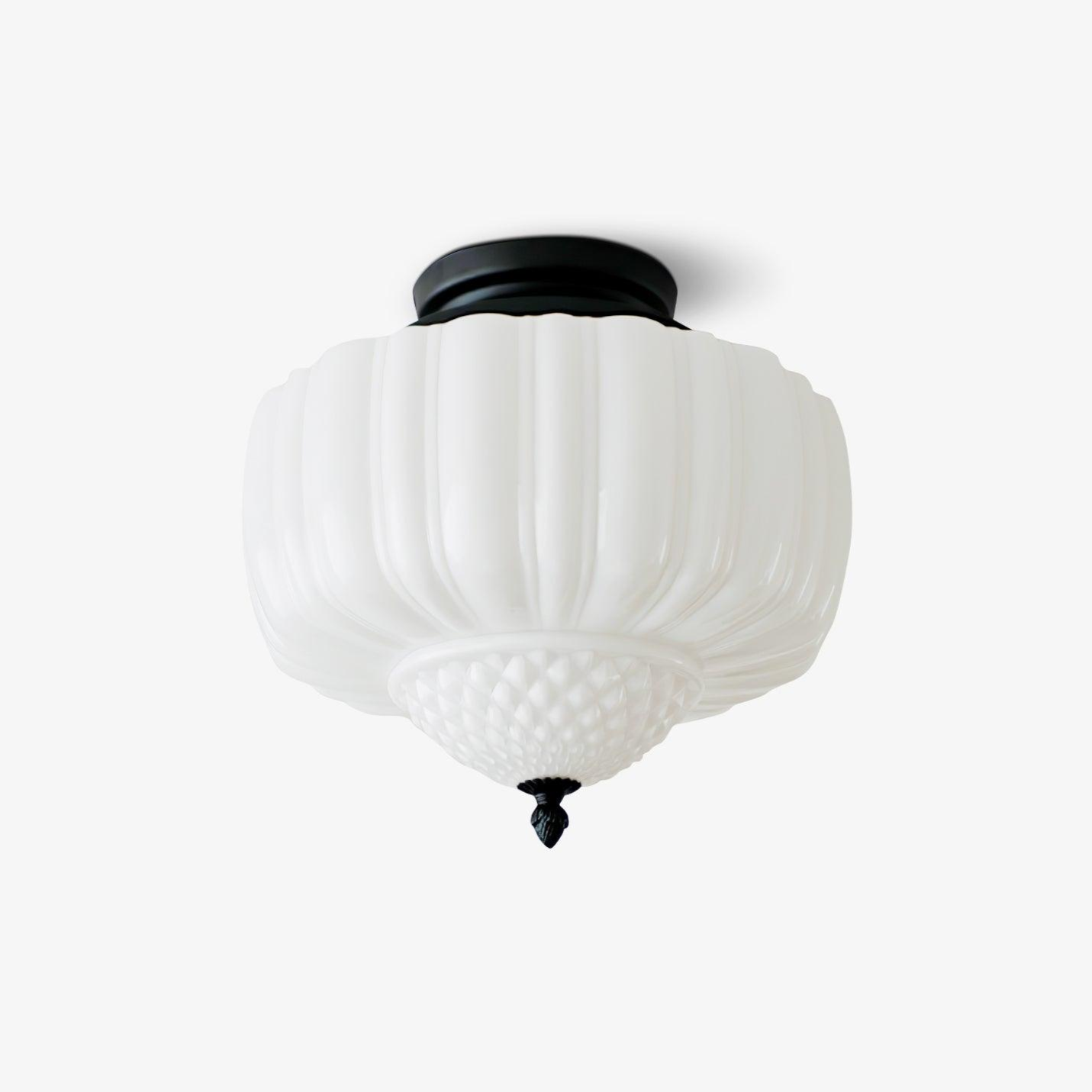 Marlo Contemporary Metal and Glass Flush Mount Ceiling Light for Modern Interiors