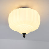 Marlo Contemporary Metal and Glass Flush Mount Ceiling Light for Modern Interiors