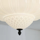 Marlo Contemporary Metal and Glass Flush Mount Ceiling Light for Modern Interiors