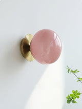 elegant-pink-glass-marshmallow-wall-sconce-for-modern-home-interior-lighting
