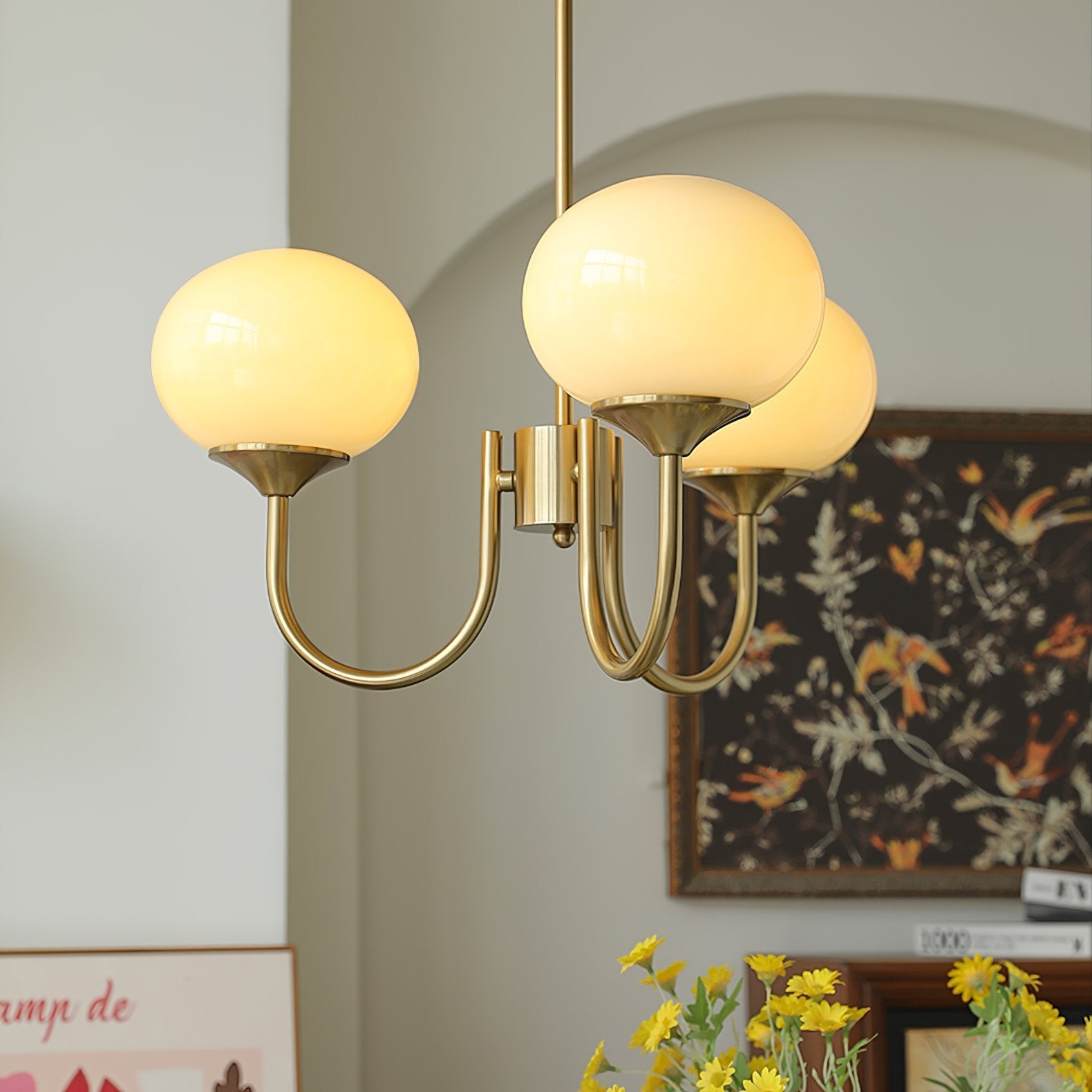 modern-marshmallow-pink-glass-pendant-light-gold-finish-ceiling-chandelier-lighting