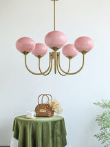 modern-marshmallow-pink-glass-pendant-light-gold-finish-ceiling-chandelier-lighting