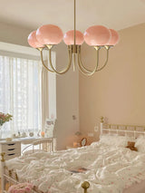modern-marshmallow-pink-glass-pendant-light-gold-finish-ceiling-chandelier-lighting
