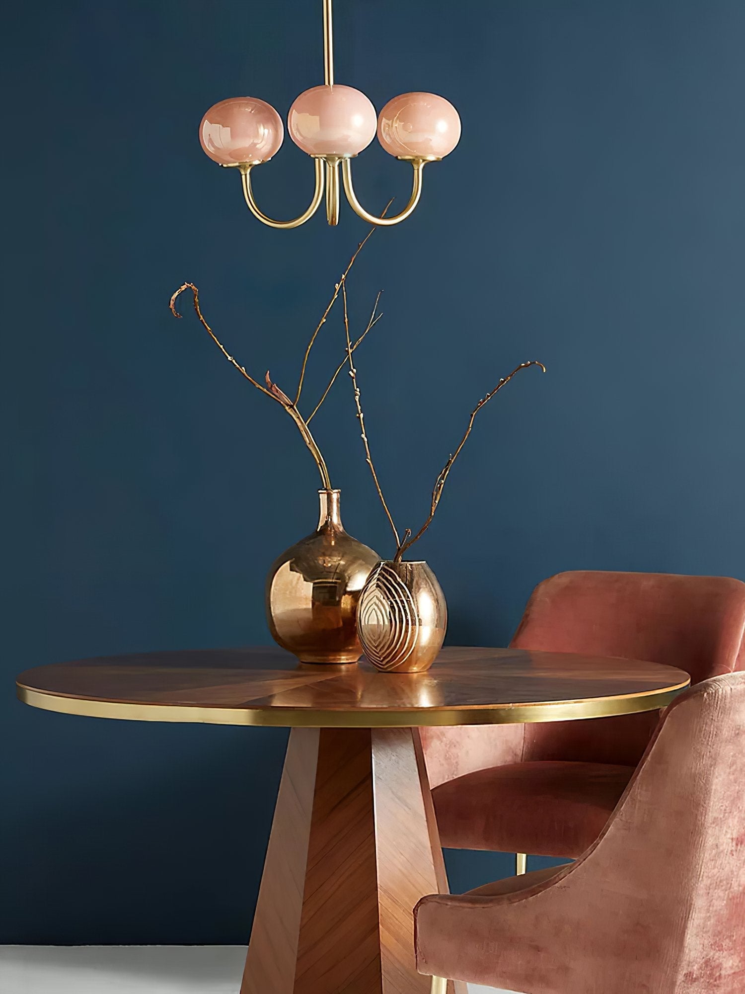 modern-marshmallow-pink-glass-pendant-light-gold-finish-ceiling-chandelier-lighting