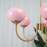 modern-marshmallow-pink-glass-pendant-light-gold-finish-ceiling-chandelier-lighting