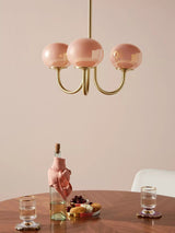 modern-marshmallow-pink-glass-pendant-light-gold-finish-ceiling-chandelier-lighting