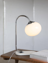 Elegant Geometric Table Lamp with Pink Glass Shade and Marble Base Gold Finish