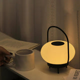 Portable LED Table Lamp with Built in Battery Cordless Retro Accent Lighting for Indoors