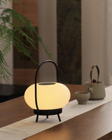 Portable LED Table Lamp with Built in Battery Cordless Retro Accent Lighting for Indoors