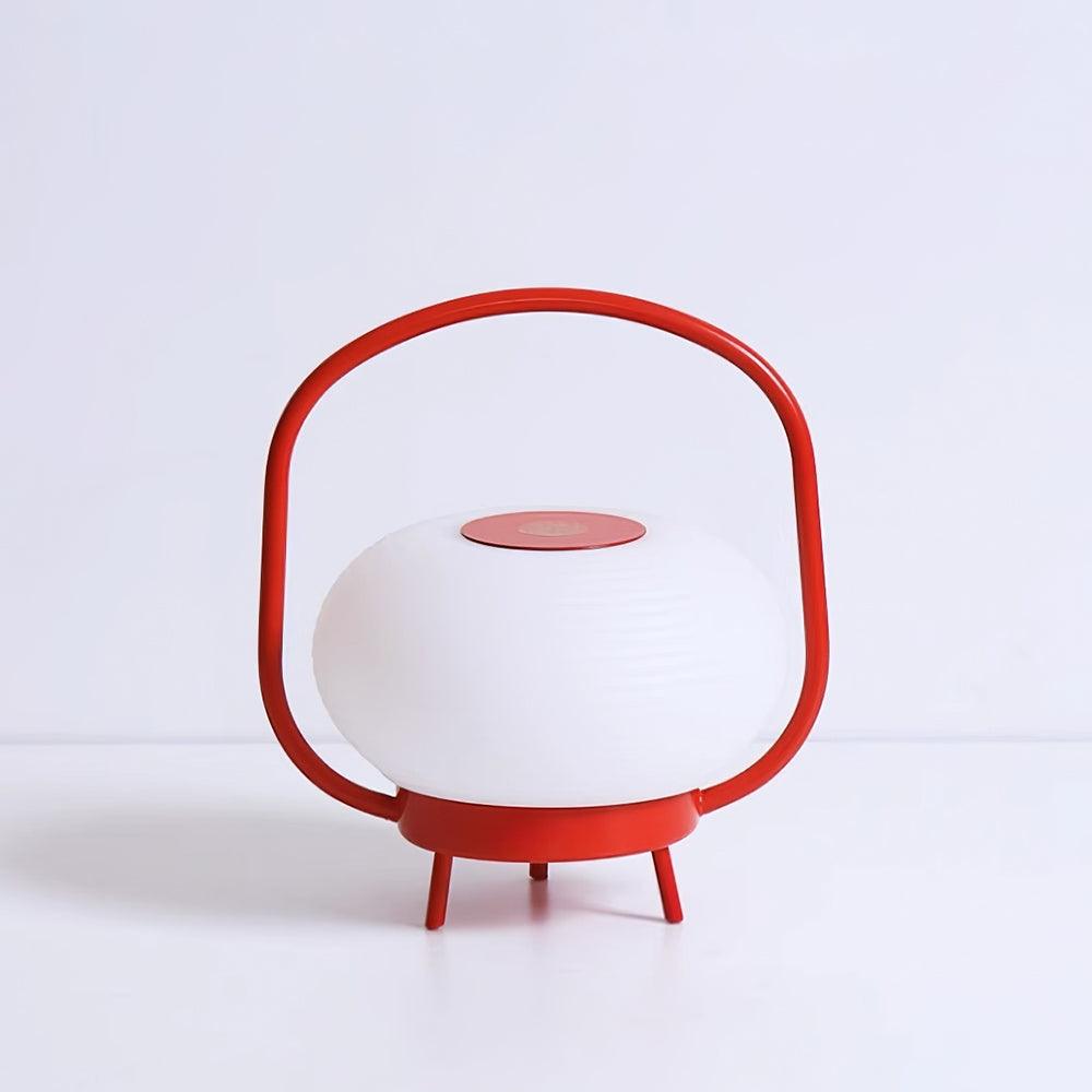 Portable LED Table Lamp with Built in Battery Cordless Retro Accent Lighting for Indoors
