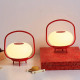 Portable LED Table Lamp with Built in Battery Cordless Retro Accent Lighting for Indoors