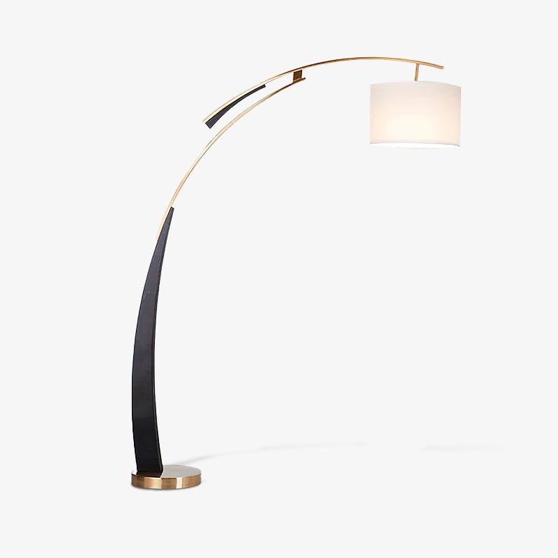 Elegant Arc Floor Lamp Large Curved Standing Light for Sofa and Dining Areas
