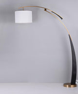 Elegant Arc Floor Lamp Large Curved Standing Light for Sofa and Dining Areas