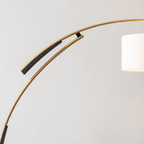 Elegant Arc Floor Lamp Large Curved Standing Light for Sofa and Dining Areas