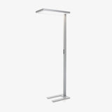 Matthis Modern LED Office Floor Lamp Aviation Grade Aluminum Standing Task Light White Finish