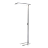 Matthis Modern LED Office Floor Lamp Aviation Grade Aluminum Standing Task Light White Finish