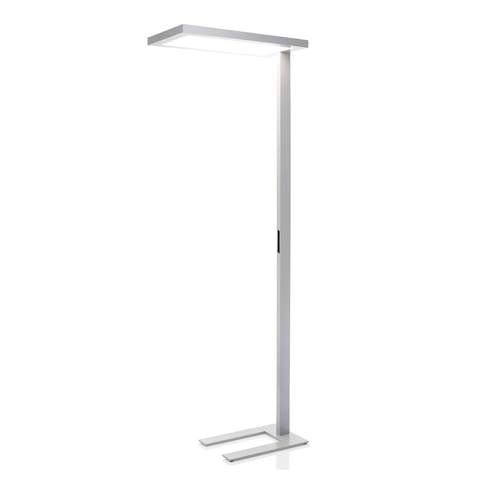 Matthis Modern LED Office Floor Lamp Aviation Grade Aluminum Standing Task Light White Finish