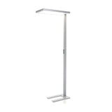 Matthis Modern LED Office Floor Lamp Aviation Grade Aluminum Standing Task Light White Finish