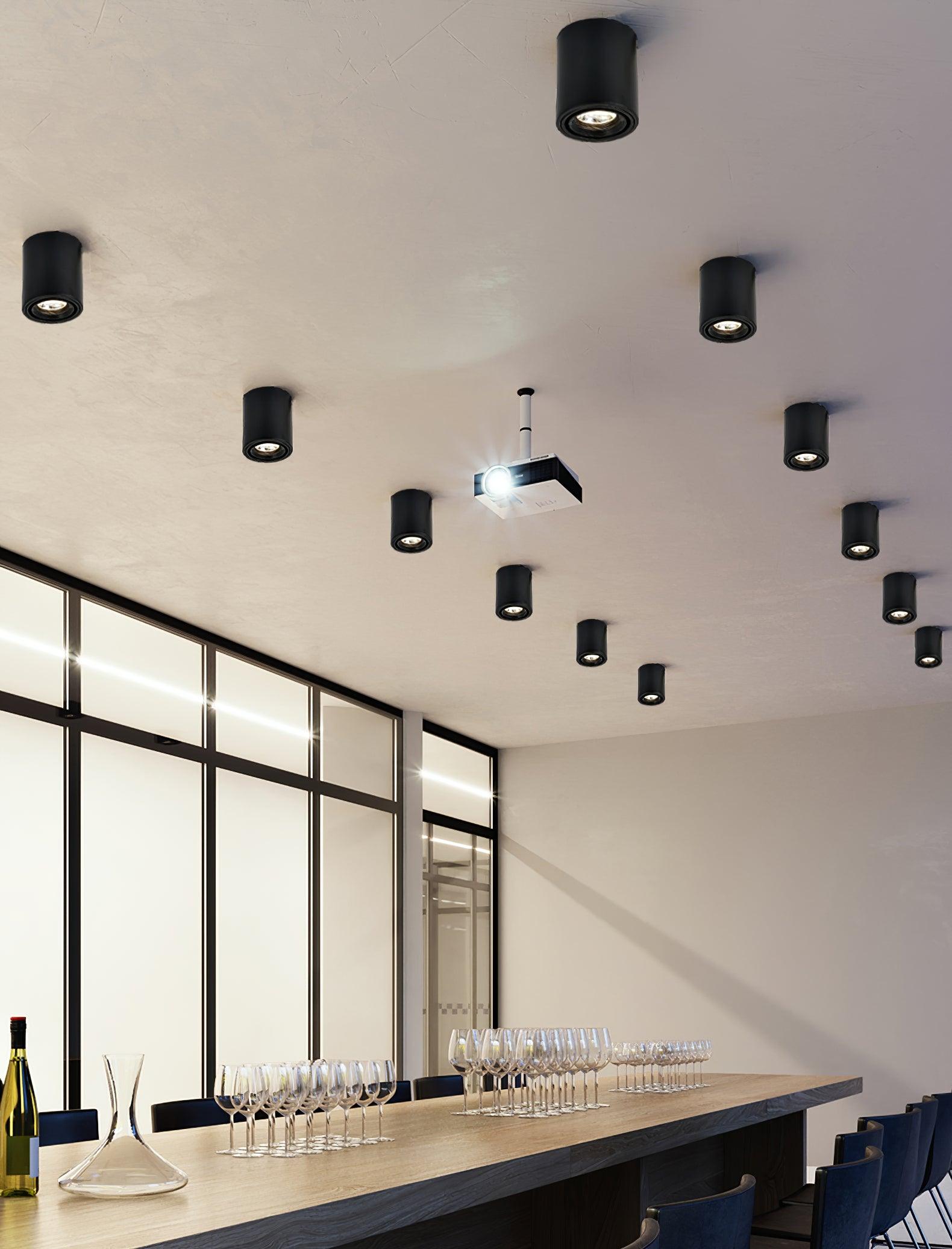 Maxi Rebel Surface Mounted LED Ceiling Spotlight for Modern Interior Lighting