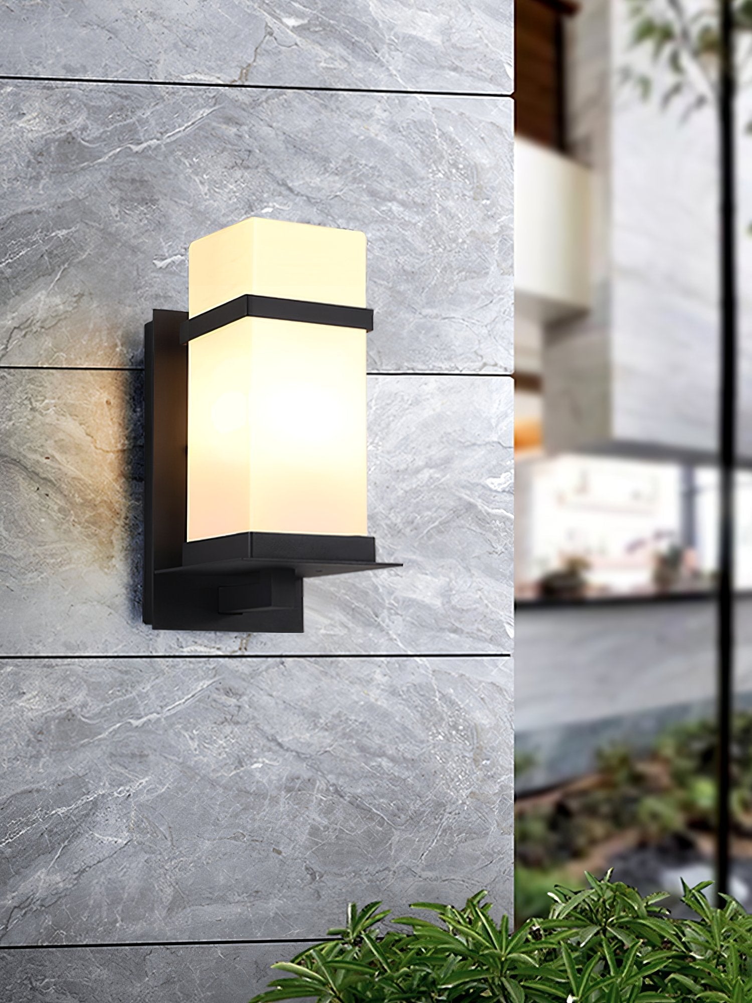 waterproof-mcdade-outdoor-wall-sconce-with-creamy-white-glass-shade-and-black-iron-frame