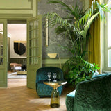 Modern Mediterranea Perforated Gold Metal LED Floor Lamp for Reading and Interior Lighting