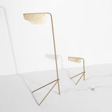 Modern Gold Mediterranea LED Table Lamp Geometric Metal Nightstand Light for Bedroom and Living Room