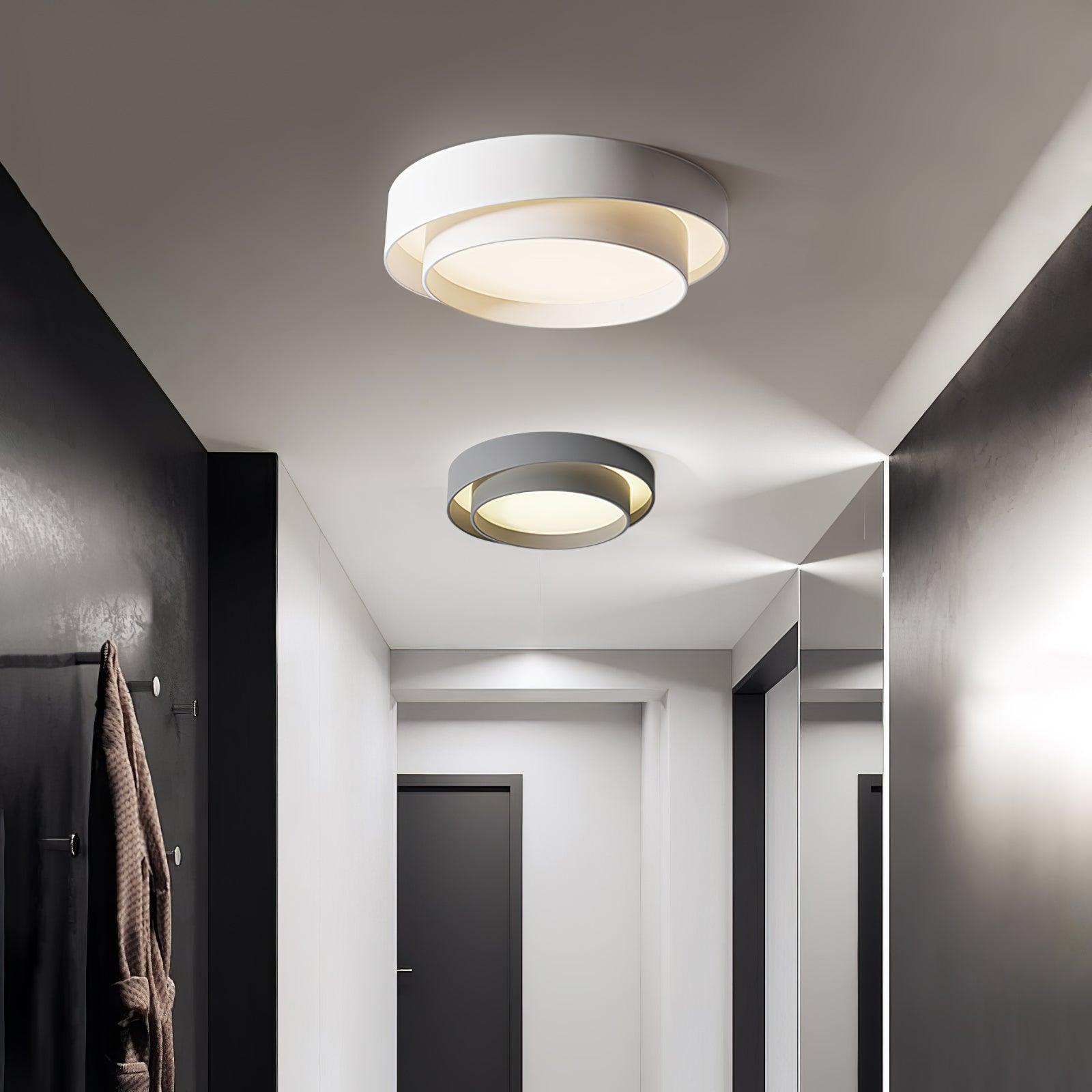 Modern Melody LED Flush Mount Ceiling Light Contemporary Cylindrical Lighting Fixture