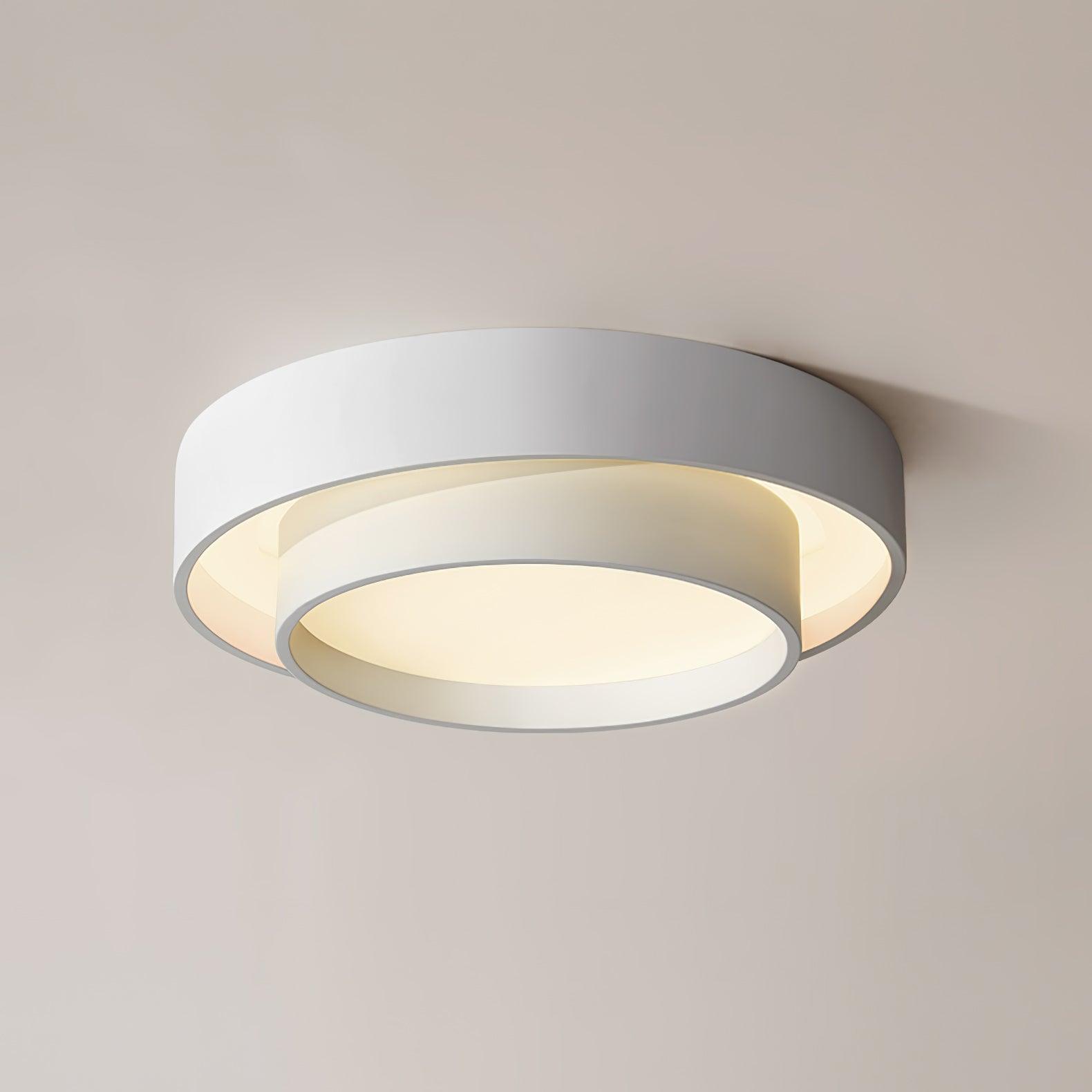 Modern Melody LED Flush Mount Ceiling Light Contemporary Cylindrical Lighting Fixture