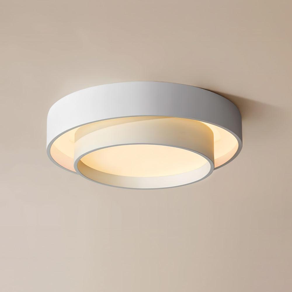 Modern Melody LED Flush Mount Ceiling Light Contemporary Cylindrical Lighting Fixture