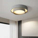 Modern Melody LED Flush Mount Ceiling Light Contemporary Cylindrical Lighting Fixture