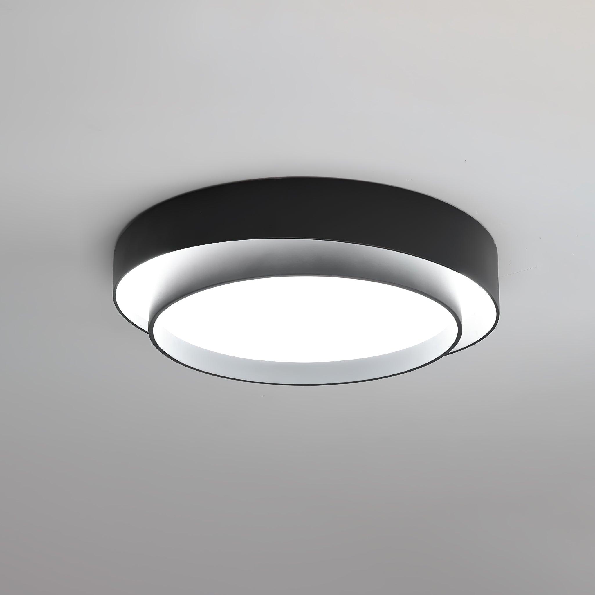 Modern Melody LED Flush Mount Ceiling Light Contemporary Cylindrical Lighting Fixture