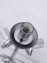 Decorative Melting Glass Column Floor Lamp Standing Light with Marble Base