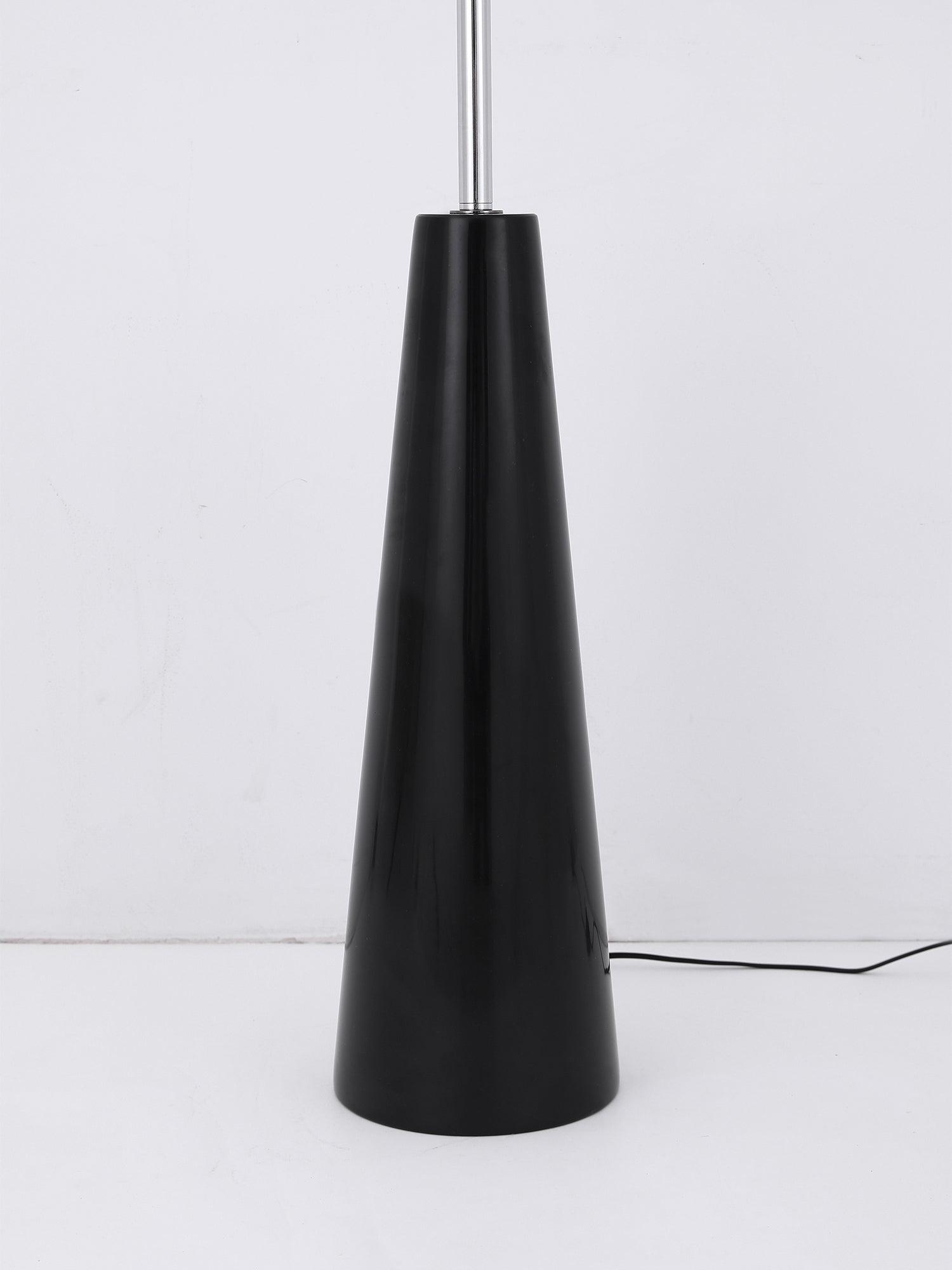 Decorative Melting Glass Column Floor Lamp Standing Light with Marble Base