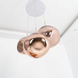 contemporary-melt-glass-style-lava-pendant-light-unique-mirror-finish-polycarbonate-hanging-lamp