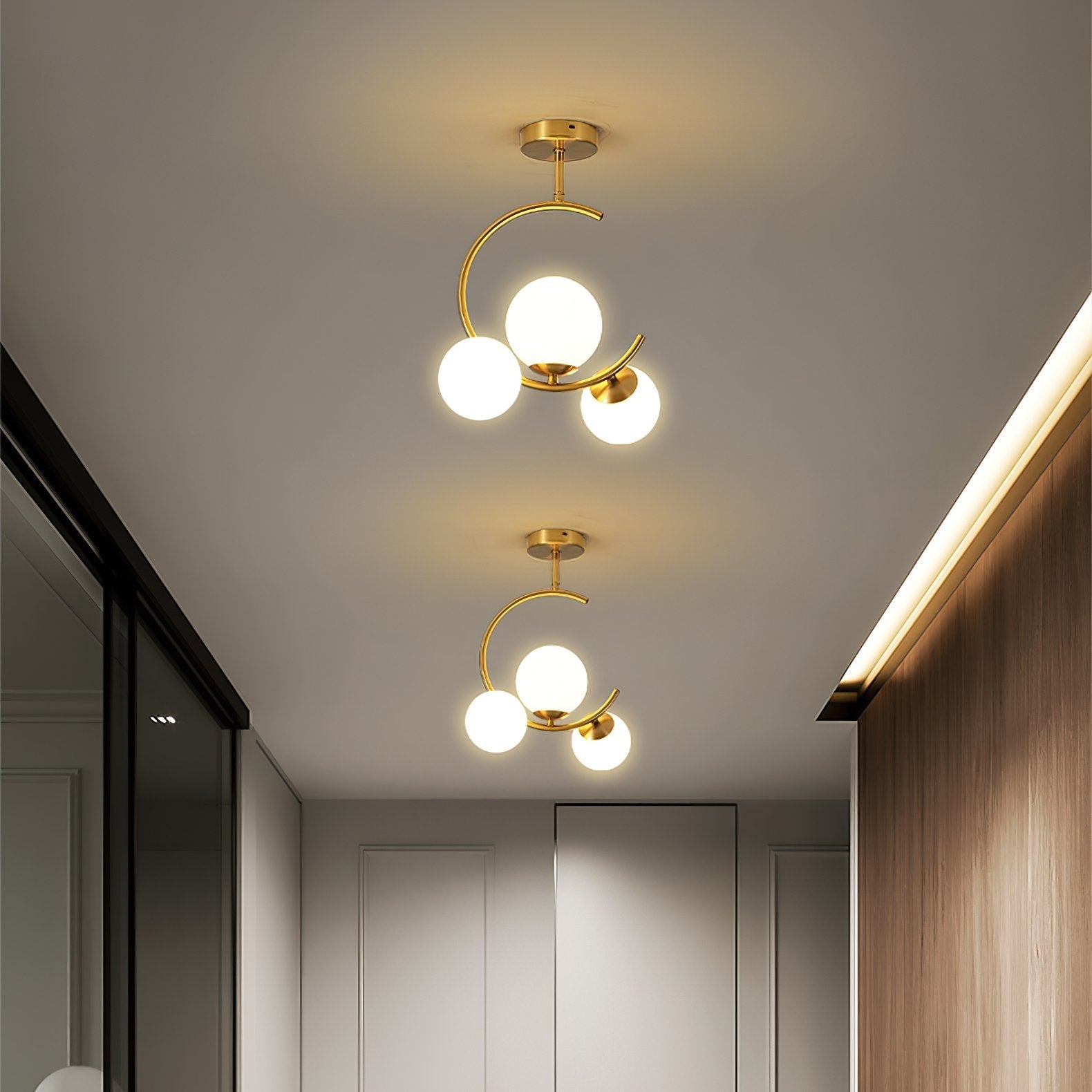 modern-meniscus-glass-globe-ceiling-lamp-artistic-sphere-semi-flush-mount-light-fixture