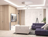 Modern Mercury Pebble LED Ceiling Lamp Sculptural Chrome Flush Mount Light Fixture