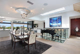 Modern Mercury Pebble LED Ceiling Lamp Sculptural Chrome Flush Mount Light Fixture