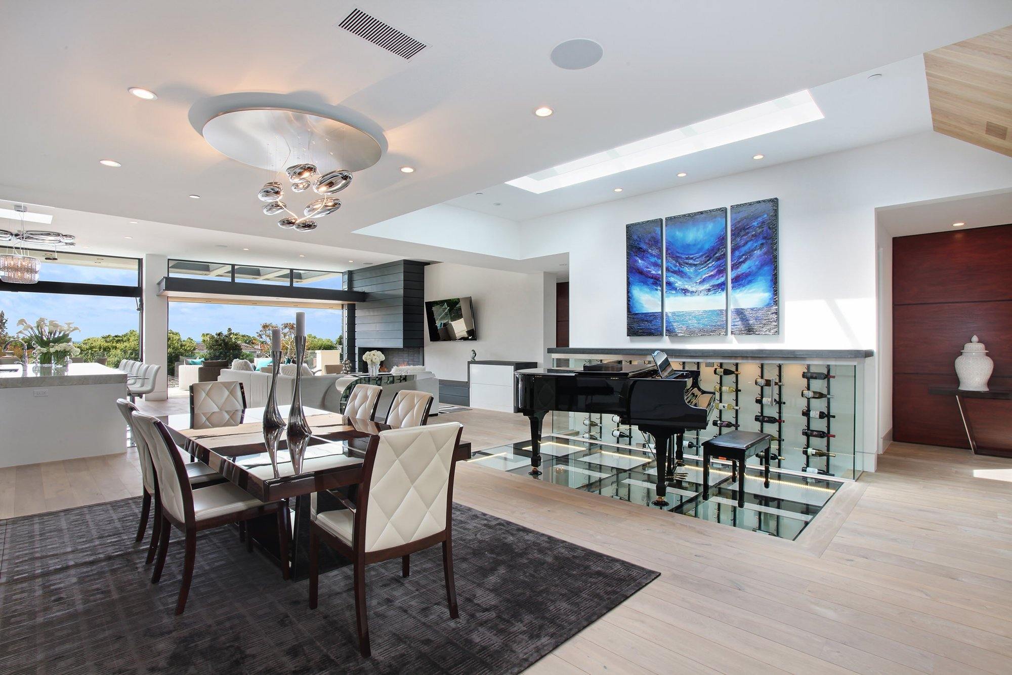 Modern Mercury Pebble LED Ceiling Lamp Sculptural Chrome Flush Mount Light Fixture