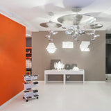 Modern Mercury Pebble LED Ceiling Lamp Sculptural Chrome Flush Mount Light Fixture