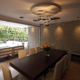 Modern Mercury Pebble LED Ceiling Lamp Sculptural Chrome Flush Mount Light Fixture
