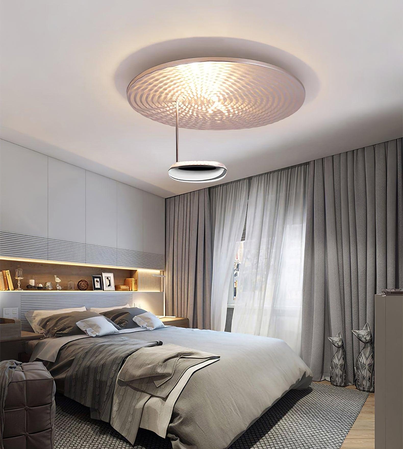 Modern Mercury Chrome Bio-morphic LED Ceiling Light for Contemporary Living Spaces